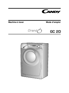 Mode d’emploi Candy GC 1482D1/1-47 Lave-linge