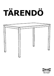 Handleiding IKEA TARENDO Eettafel