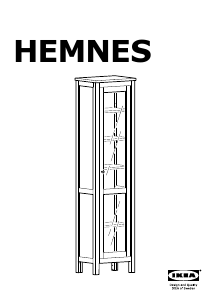 Manual de uso IKEA HEMNES Vitrina