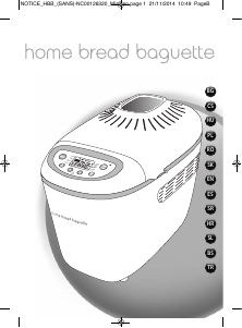 Наръчник Tefal PF610138 Home Bread Baguette Пекарна за хляб