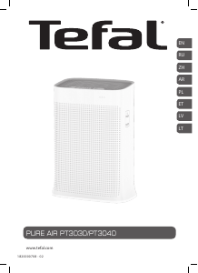 Manual Tefal PT3040F0 Pure Air Air Purifier