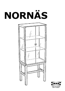 Vadovas IKEA NORNAS Vitrina