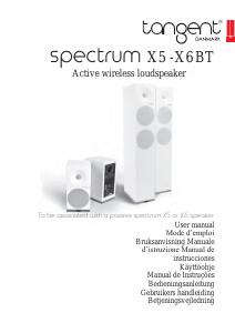 Mode d’emploi Tangent Spectrum X5 BT Haut-parleur