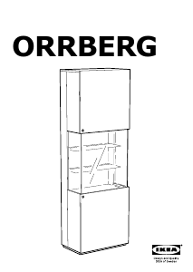 Brugsanvisning IKEA ORRBERG Vitrineskab