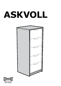 Priručnik IKEA ASKVOLL Komoda