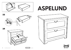 Manuale IKEA ASPELUND Cassettiera