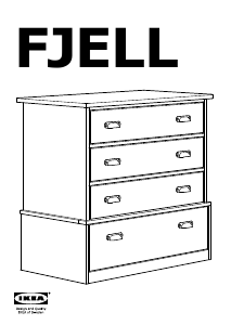 Kullanım kılavuzu IKEA FJELL Şifoniyer