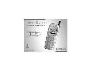 Manual Kyocera 1135 Mobile Phone