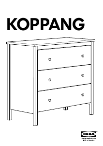 Priročnik IKEA KOPPANG Predalnik