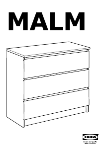 Návod IKEA MALM Komoda