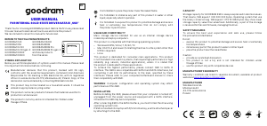 Manual Goodram CL100 SSD