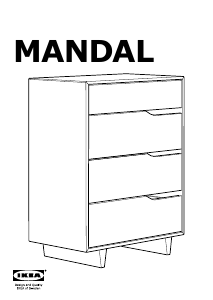 Mode d’emploi IKEA MANDAL Commode