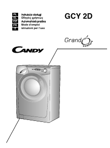 Manuál Candy GCY 1052D1-S Pračka