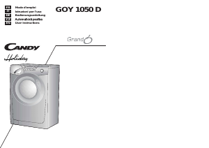 Manuale Candy GOY 1050D-07S Lavatrice