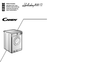 Manual Candy Holiday 800 TL Washing Machine