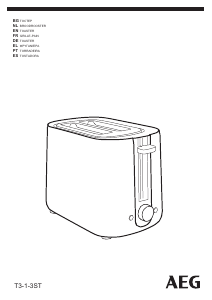 Manual AEG T3-1-3ST Torradeira