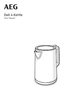 Manual AEG K4-1-4ST Deli 4 Kettle