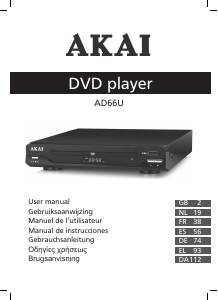 Handleiding Akai AD66U DVD speler