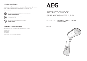 Manuale AEG HS6-1-2EG Delicate 6000 Vaporizzatore indumenti