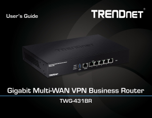 Handleiding TRENDnet TWG-431BR Router