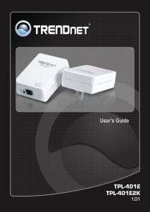 Handleiding TRENDnet TPL-401E Powerline adapter