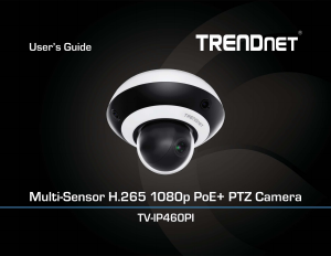 Manual TRENDnet TV-IP460PI IP Camera