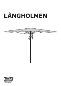 Bruksanvisning IKEA LANGHOLMEN Parasoll