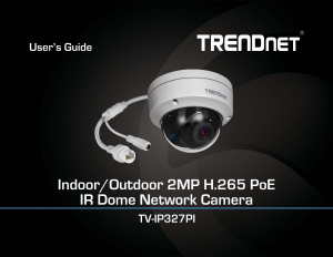 Manual TRENDnet TV-IP327PI IP Camera