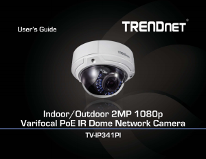 Handleiding TRENDnet TV-IP341PI IP camera