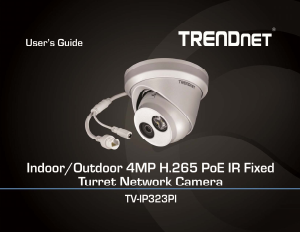 Manual TRENDnet TV-IP323PI IP Camera
