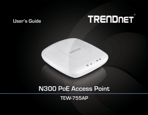 Handleiding TRENDnet TEW-755AP Access point