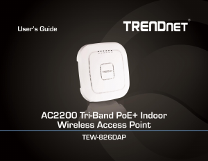 Manual TRENDnet TEW-826DAP Access Point