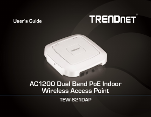 Manual TRENDnet TEW-821DAP Access Point