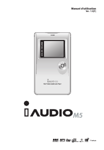 Mode d’emploi COWON iAudio M5 Lecteur Mp3