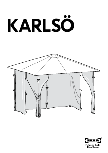 Bruksanvisning IKEA KARLSO Partytält