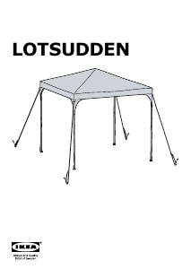 Használati útmutató IKEA LOTSUDDEN Pavilon