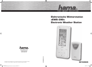 Manual Hama EWS-390 Weather Station