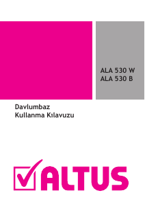 Kullanım kılavuzu Altus ALA 530 W Davlumbaz