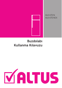 Kullanım kılavuzu Altus ALK 470 N Donduruculu buzdolabı