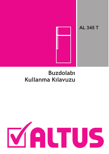 Kullanım kılavuzu Altus AL 345 T Donduruculu buzdolabı