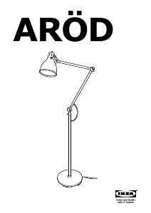 Használati útmutató IKEA AROD Lámpa