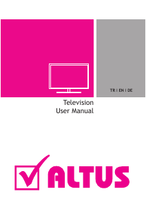 Kullanım kılavuzu Altus AL40L 4850 4B LED televizyon
