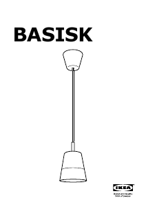 Használati útmutató IKEA BASISK (Ceiling) Lámpa