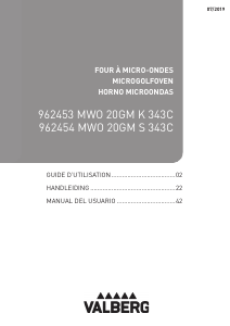 Manual de uso Valberg MWO 20GM K 343C Microondas