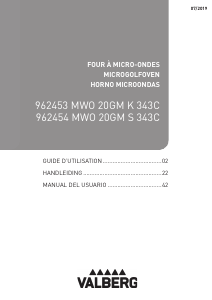 Manual de uso Valberg MWO 20GM S 343C Microondas