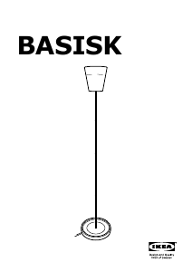 Manual IKEA BASISK Candeeiro