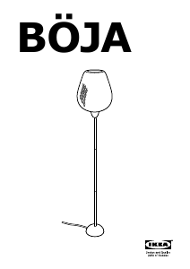 Manual IKEA BOJA Lampă