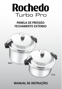 Manual Rochedo R852K6A6 Turbo Pro Panela pressão