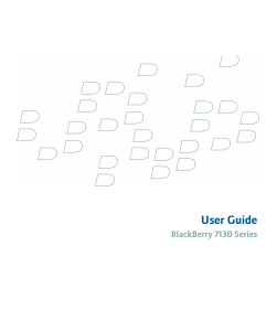 Handleiding BlackBerry 7130 Mobiele telefoon