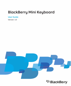 Manual BlackBerry Mini Keyboard